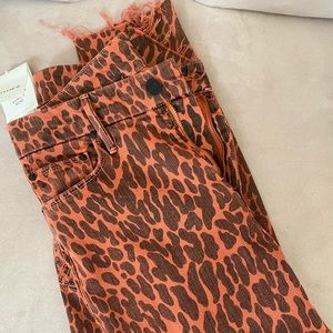 Mother The Looker High Waist Animal Attraction 26